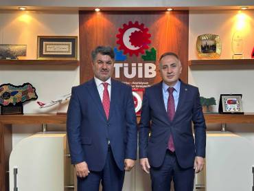 Türkiye’nin Azerbaycan Büyükelçiliği Tarım Müşaviri Hakan Kalender, TÜİB’i Ziyaret Etti