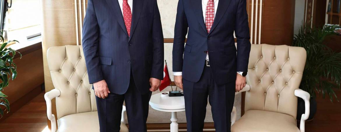 TÜİB Başkanı Hüseyin Büyükfırat, TİKA Başkanı Abdullah Eren ile Görüştü