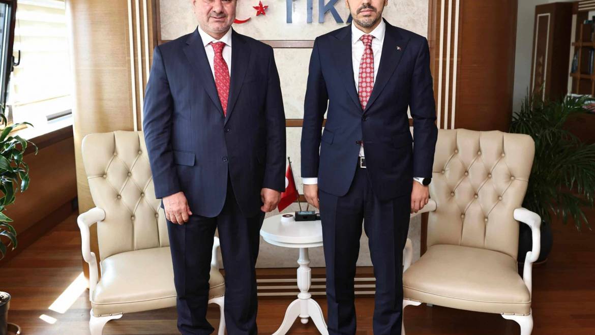 TÜİB Başkanı Hüseyin Büyükfırat, TİKA Başkanı Abdullah Eren ile Görüştü